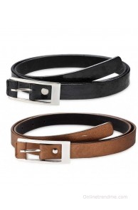 Felizer Pu Casual Women Belt Pack Of 2